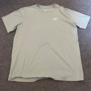 Classic Nike Teal Embroidered Swoosh Tee